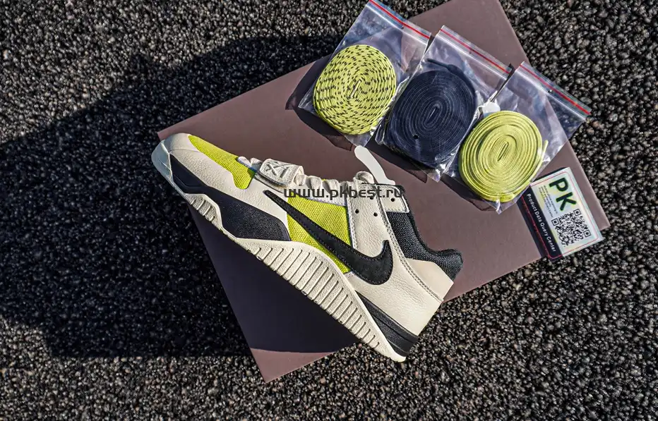 PK 5.0  Jordan Jumpman Jack TR “Bright Cactus”Beige black yellow RETAIL MATERIALS READY TO SHIP