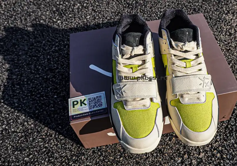 PK 5.0  Jordan Jumpman Jack TR “Bright Cactus”Beige black yellow RETAIL MATERIALS READY TO SHIP