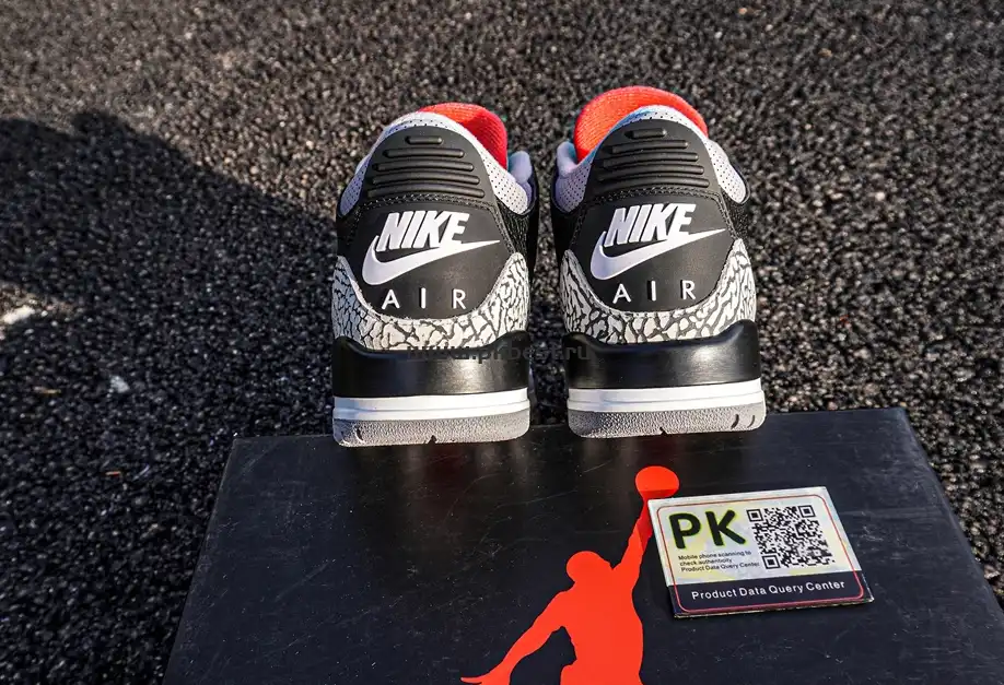 PK GOD Air Jordan 3 Retro Black Cement RETAIL MATERIALS READY TO SHIP