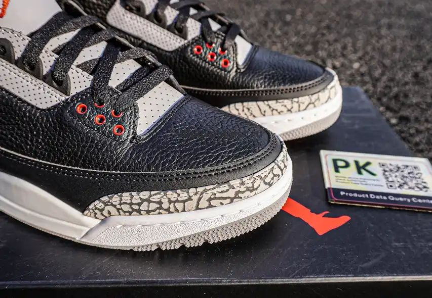 PK GOD Air Jordan 3 Retro Black Cement RETAIL MATERIALS READY TO SHIP