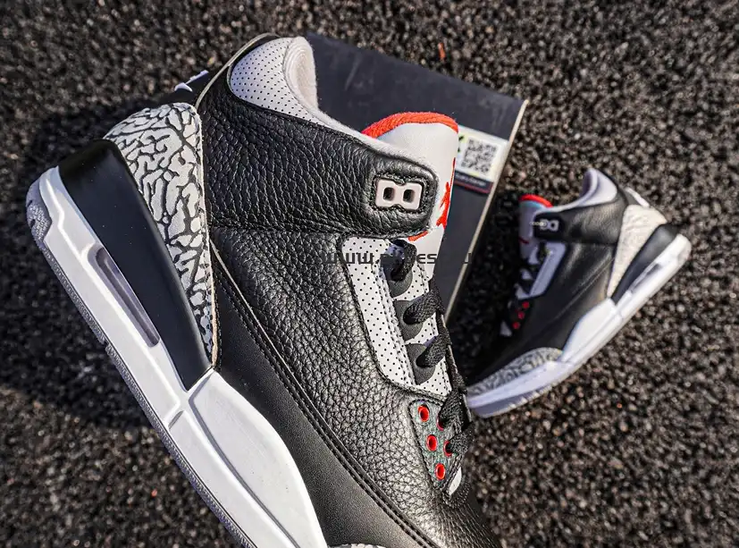 PK GOD Air Jordan 3 Retro Black Cement RETAIL MATERIALS READY TO SHIP