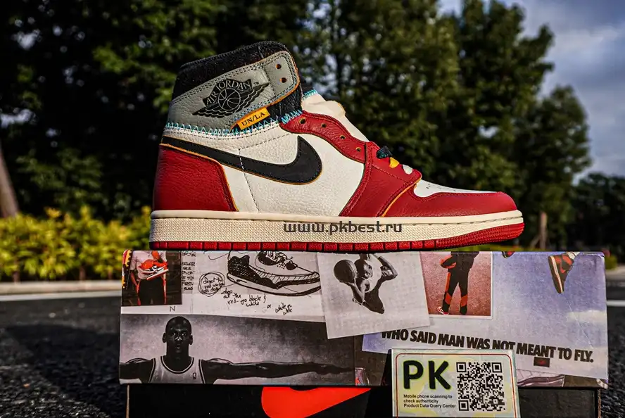 pk5.0 New batch Union x Air Jordan 1 Retro High Chicago Shadow RETAIL MATERIALS READY TO SHIP