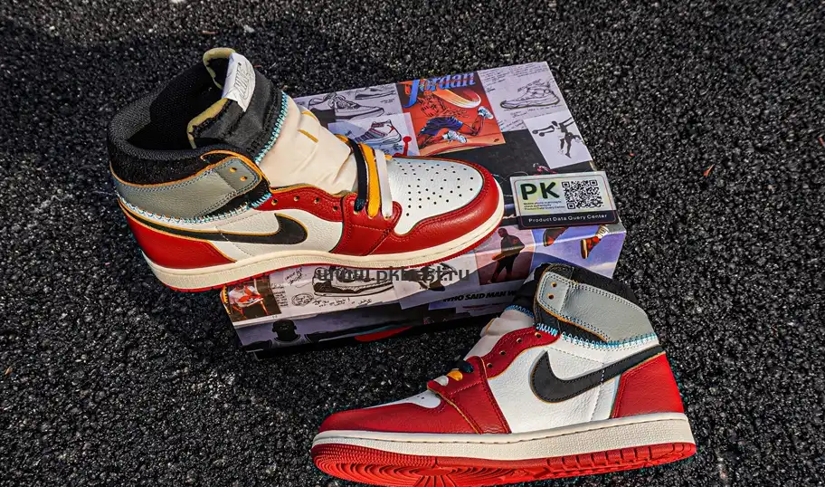 pk5.0 New batch Union x Air Jordan 1 Retro High Chicago Shadow RETAIL MATERIALS READY TO SHIP