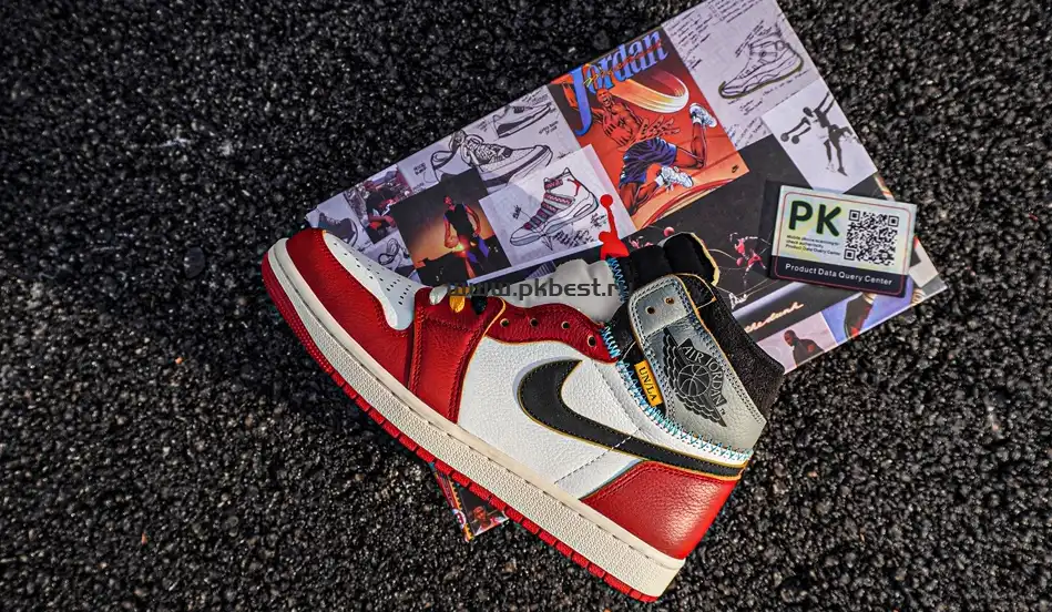 pk5.0 New batch Union x Air Jordan 1 Retro High Chicago Shadow RETAIL MATERIALS READY TO SHIP