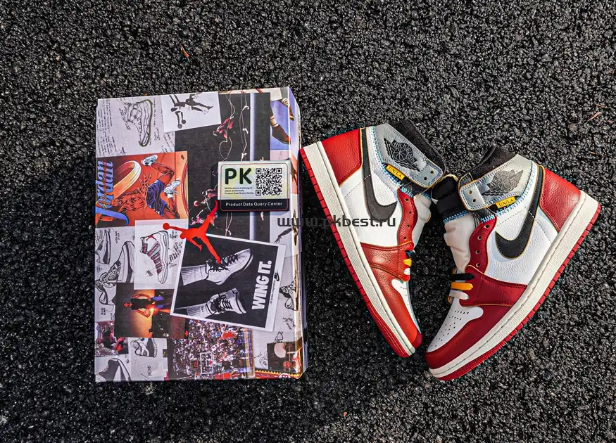 pk5.0 New batch Union x Air Jordan 1 Retro High Chicago Shadow RETAIL MATERIALS READY TO SHIP