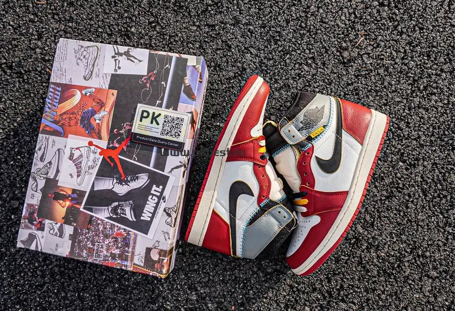 pk5.0 New batch Union x Air Jordan 1 Retro High Chicago Shadow RETAIL MATERIALS READY TO SHIP