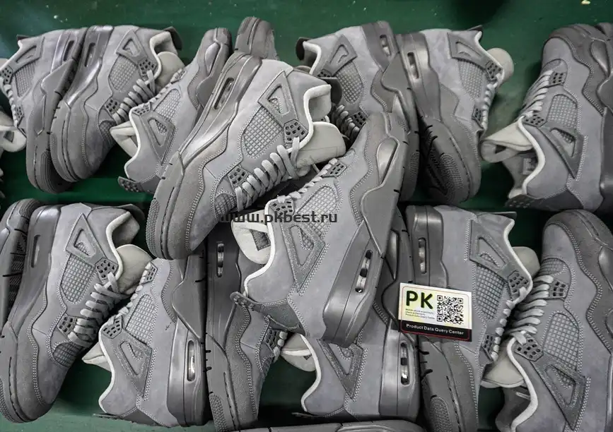 PK GOD Air Jordan 4 SE Paris Olympics Cement Grey RETAIL MATERIALS READY TO SHIP