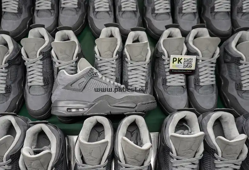 PK GOD Air Jordan 4 SE Paris Olympics Cement Grey RETAIL MATERIALS READY TO SHIP