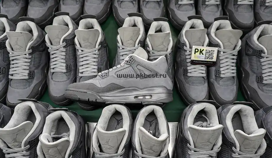 PK GOD Air Jordan 4 SE Paris Olympics Cement Grey RETAIL MATERIALS READY TO SHIP