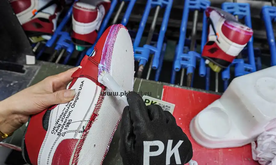 PK GOD Off-White x Air Jordan 1 Retro High OG Chicago RETAIL MATERIALS READY TO SHIP