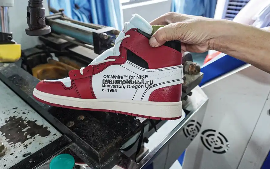 PK GOD Off-White x Air Jordan 1 Retro High OG Chicago RETAIL MATERIALS READY TO SHIP