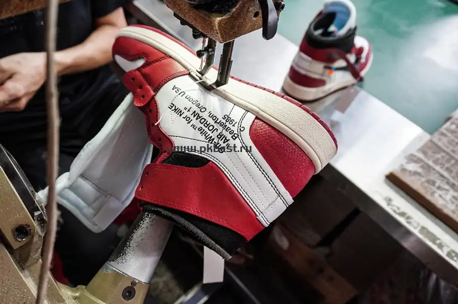 PK GOD Off-White x Air Jordan 1 Retro High OG Chicago RETAIL MATERIALS READY TO SHIP