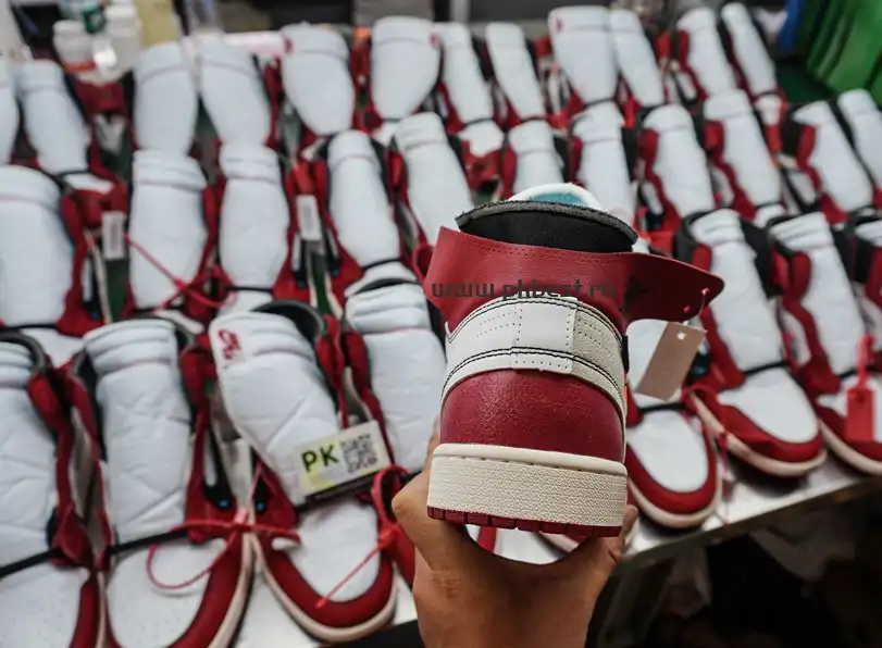 PK GOD Off-White x Air Jordan 1 Retro High OG Chicago RETAIL MATERIALS READY TO SHIP