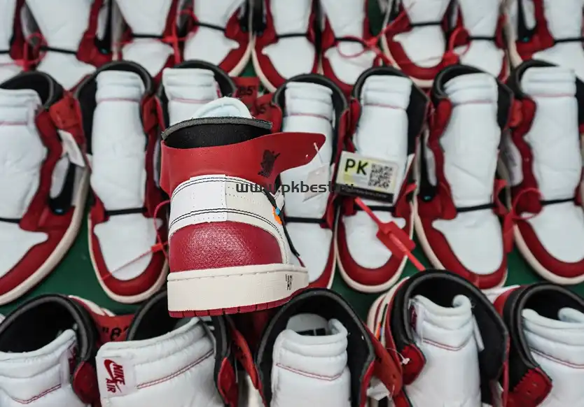 PK GOD Off-White x Air Jordan 1 Retro High OG Chicago RETAIL MATERIALS READY TO SHIP