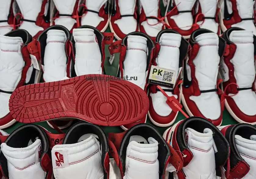 PK GOD Off-White x Air Jordan 1 Retro High OG Chicago RETAIL MATERIALS READY TO SHIP