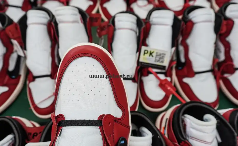 PK GOD Off-White x Air Jordan 1 Retro High OG Chicago RETAIL MATERIALS READY TO SHIP