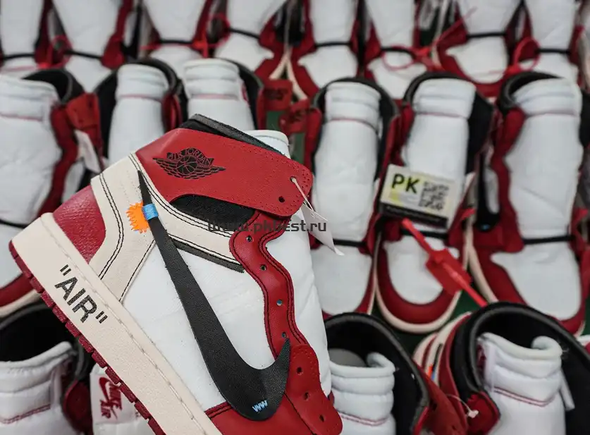 PK GOD Off-White x Air Jordan 1 Retro High OG Chicago RETAIL MATERIALS READY TO SHIP