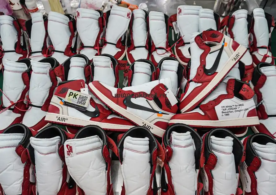 PK GOD Off-White x Air Jordan 1 Retro High OG Chicago RETAIL MATERIALS READY TO SHIP