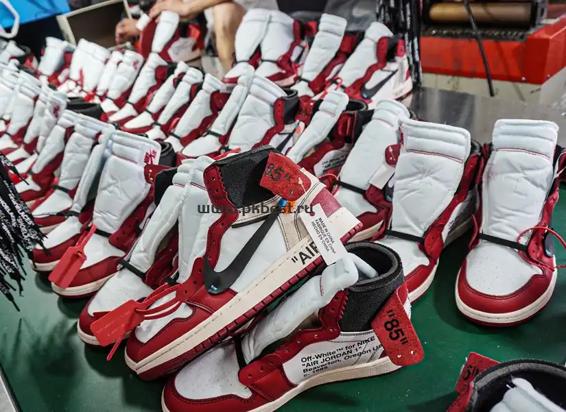 PK GOD Off-White x Air Jordan 1 Retro High OG Chicago RETAIL MATERIALS READY TO SHIP