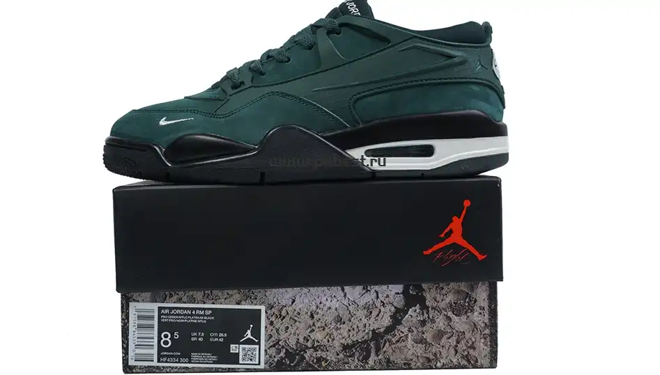 PK GOD Jordan 4 RM Nigel Sylvester x Jordan Air  “Fence Green”  RETAIL MATERIALS READY TO SHIP