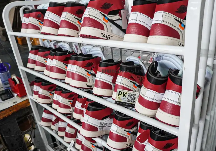 PK GOD Off-White x Air Jordan 1 Retro High OG Chicago RETAIL MATERIALS READY TO SHIP