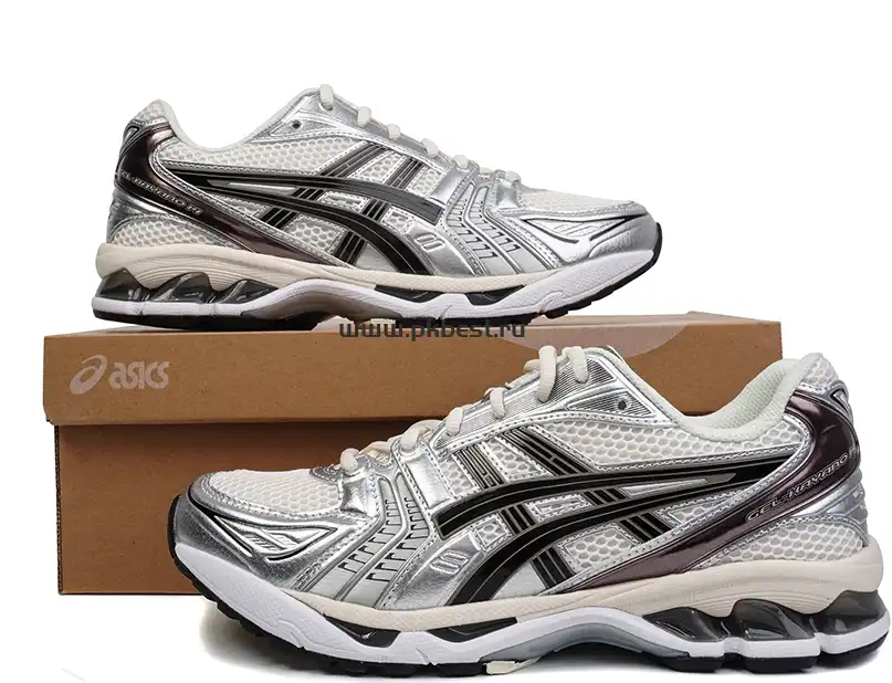 PK GOD Asics Gel-Kayano 14  Y2K  Black, white and silver RETAIL MATERIALS READY TO