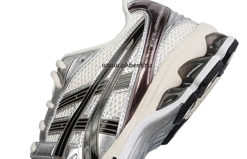 PK GOD Asics Gel-Kayano 14  Y2K  Black, white and silver RETAIL MATERIALS READY TO