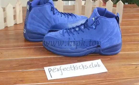 Authentic Air jordan 12 Premium Deep Royal Blue