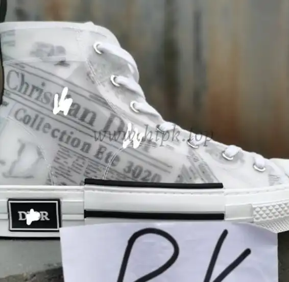 PK GOD Dior B57 MID-TOP SNEAKER White and Grey RETAIL MATERIALS READY TO SHIP