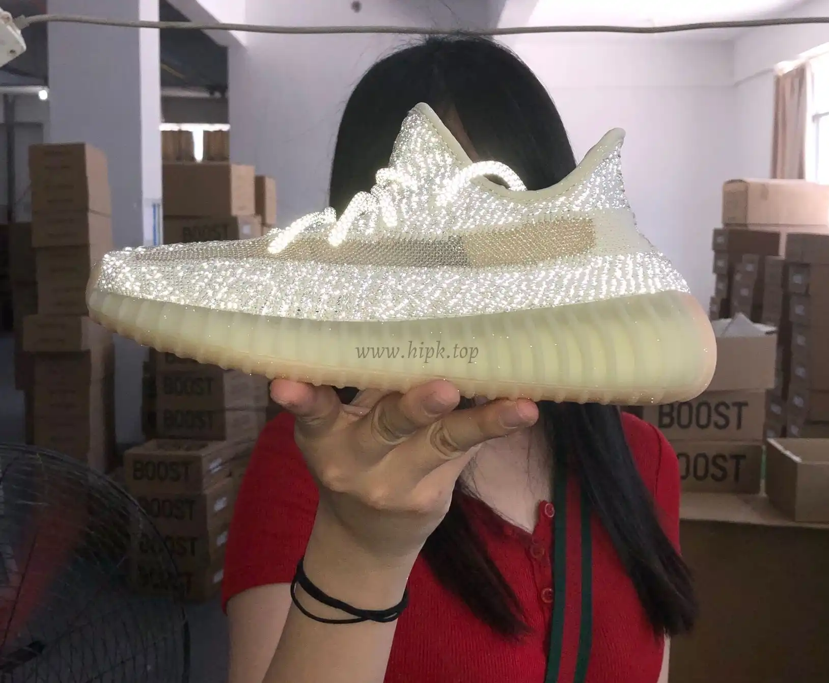 EXCLUSIVE PK GOD YEEZY 350 V2 Lundmark 3M reflective WITH REAL PREMEKNIT FROM HUAYIYI WHICH OFFER PRIMEKNIT TO ADIDAS DIRECTLY READY TO SHIP