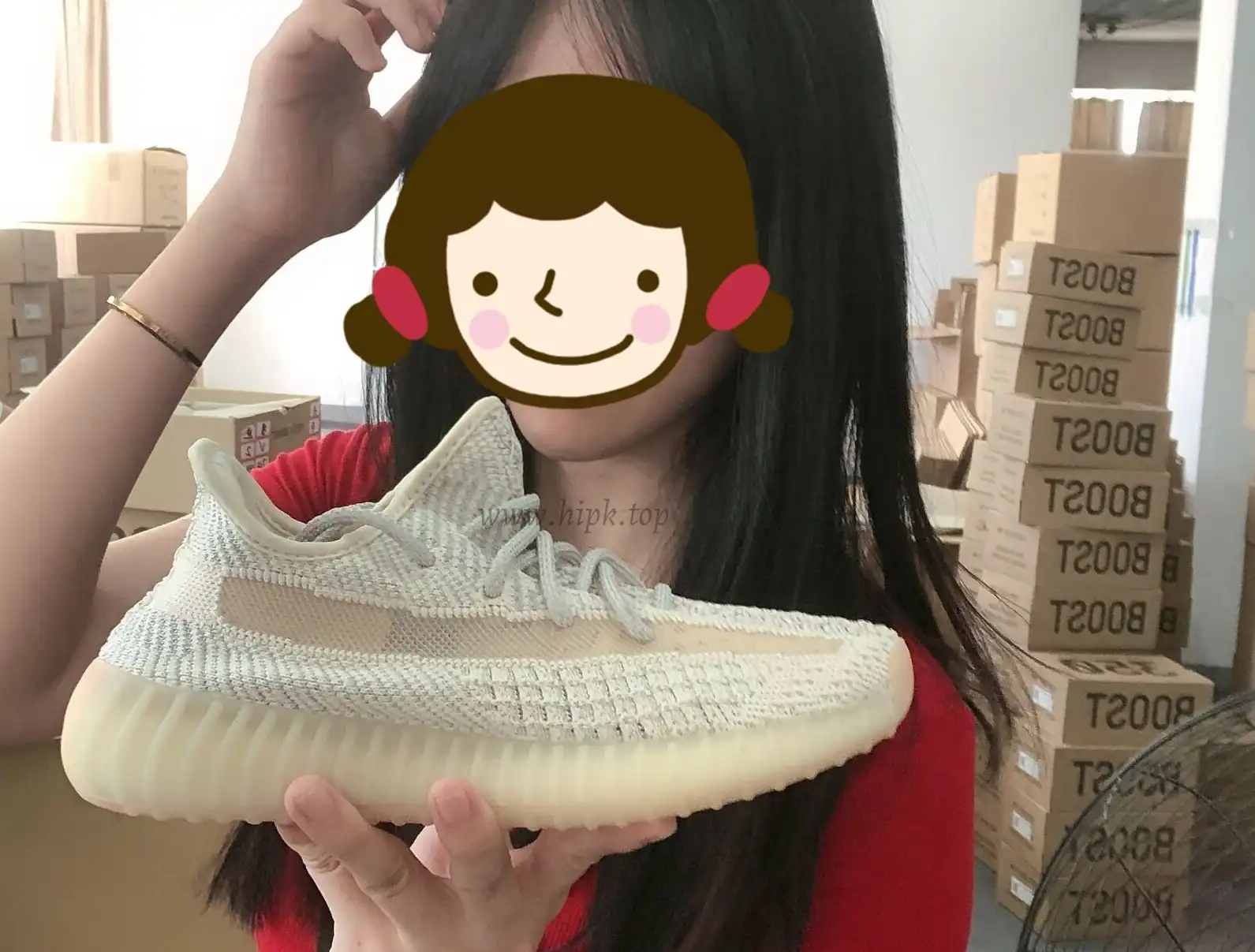 EXCLUSIVE PK GOD YEEZY 350 V2 Lundmark WITH REAL PREMEKNIT FROM HUAYIYI WHICH OFFER PRIMEKNIT TO ADIDAS DIRECTLY READY TO SHIP