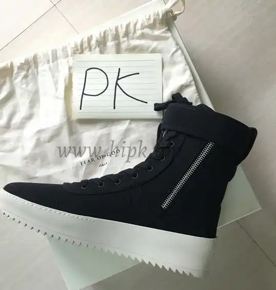 EXCLUSIVE RETAIL PK GOD NIKE AIR FEAR OF GOD 1 LIGHT BONE BLACK AR4237-002 READY TO SHIP