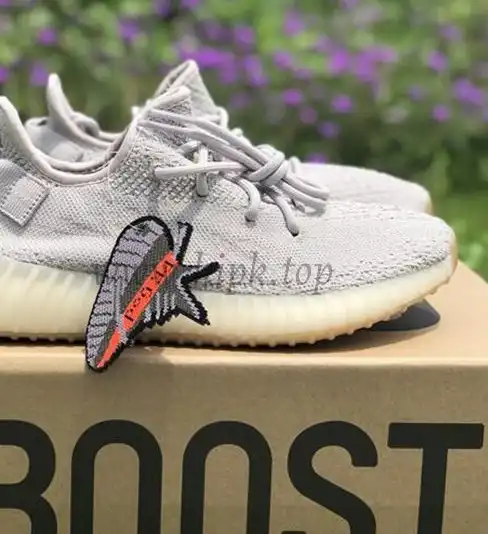 PK GOD ADIDAS YEEZY BOOST 350 V2 ASH BLUE RETAIL MATERIALS READY TO SHIP