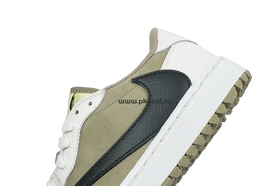 PK5.0 Jordan 1 Retro Low Golf Travis Scott Neutral Olive RETAIL MATERIALS READY TO SHIP