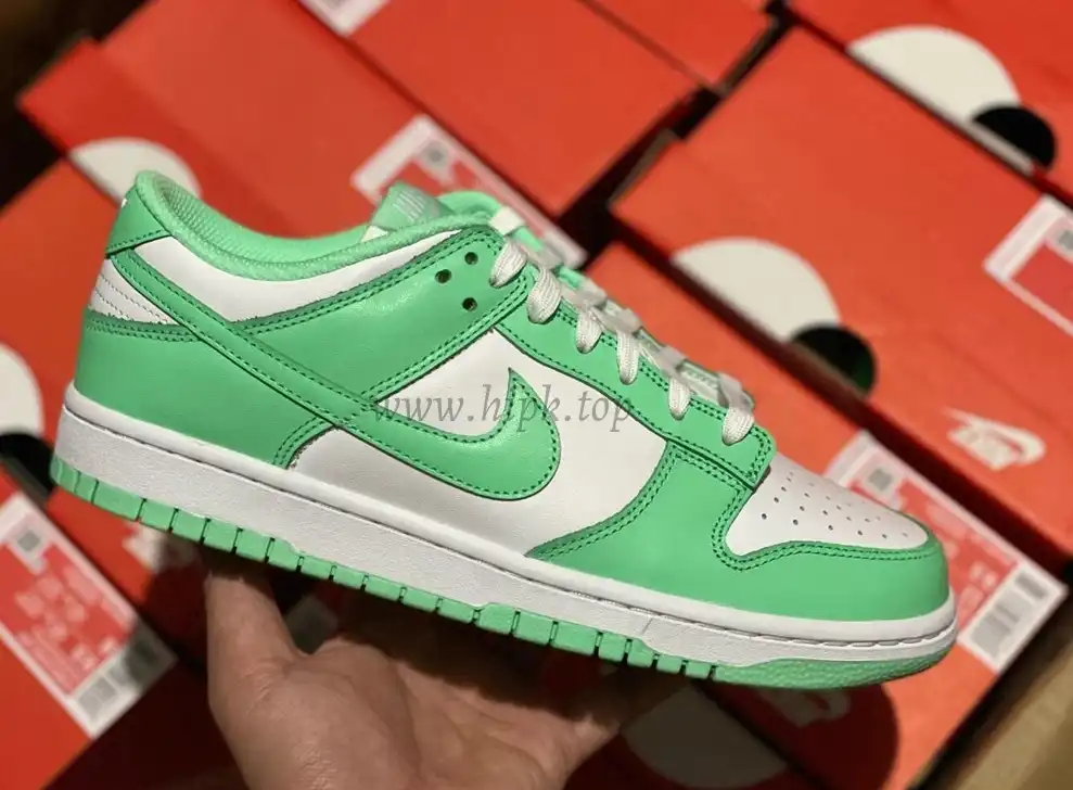 PK GOD nike dunk low Green Glow retail materials ready to ship