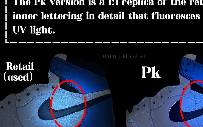 PK5.0 Travis Scott X Fragment X Air Jordan 1 High OG retail materials ready to ship