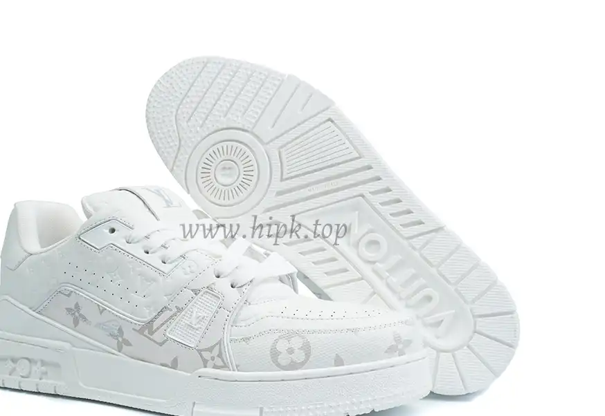 PK god Louis Vuitton LV Trainer #54 Signature White retail materials ready to ship