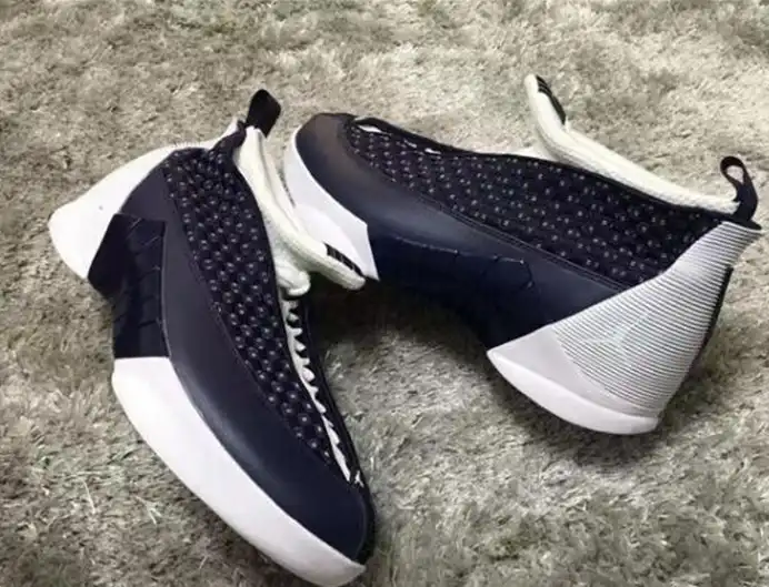 Authentic Air Jordan 15 Obsidian