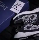 PK GOD Dior B33 TENNIS  DO  EMBROIDERED  CANV Gray & PINK RETAIL MATERIALS READY TO SHIP