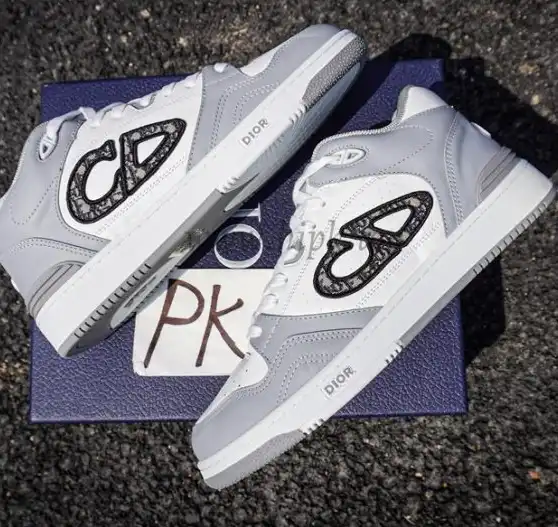 PK GOD Dior B57 MID-TOP SNEAKER White and Blue RETAIL MATERIALS READY TO SHIP