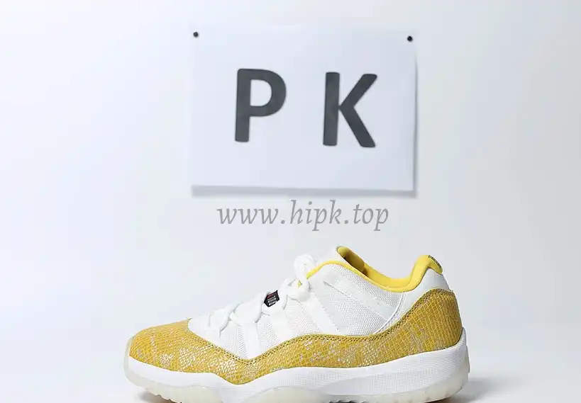 PK GOD Jordan 11 Retro Low Tour Yellow Snakeskin RETAIL MATERIALS READY TO SHIP