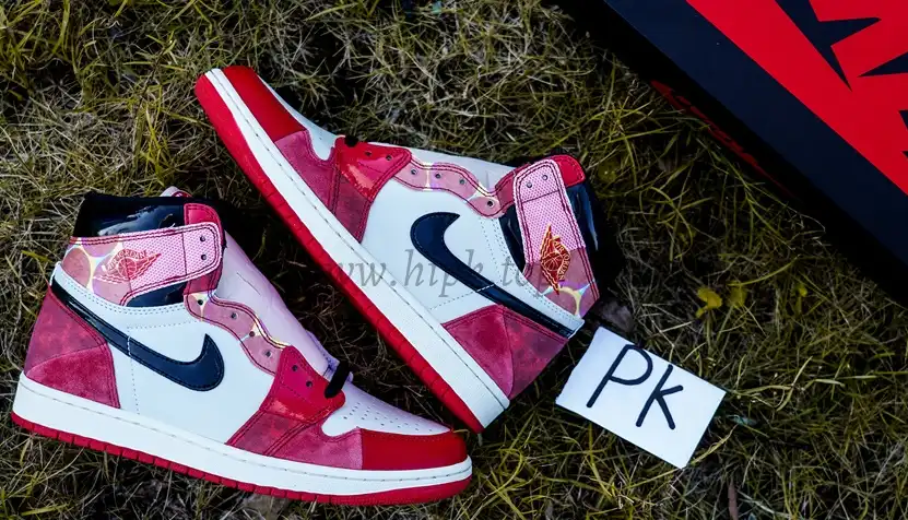 PK 4.0 Jordan 1 Retro High OGSpider-Man Across the Spider-Verse RETAIL MATERIALS READY TO SHIP