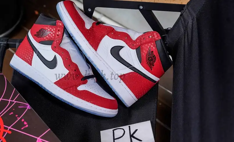 Jordan 1 Retro High Spider Man Origin Story RETAIL MATERIALS READY TO SHIP