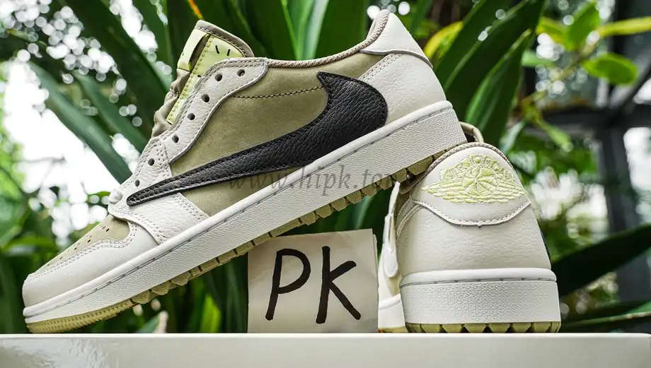 PK 4.0 Jordan 1 Retro Low Golf Travis Scott Neutral Olive RETAIL MATERIALS READY TO SHIP