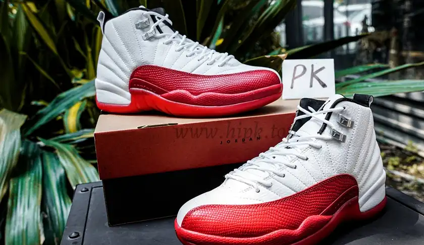 PK GOD Jordan 12 Retro Cherry RETAIL MATERIALS READY TO SHIP