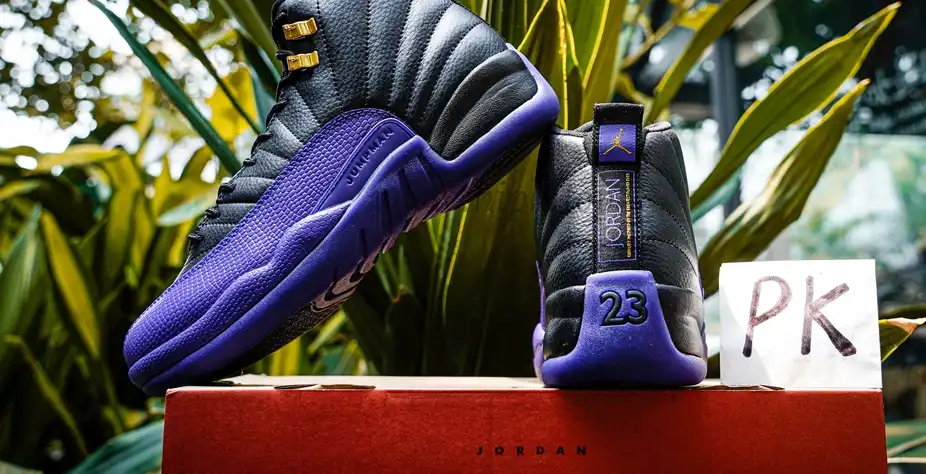 PK GOD Jordan 12 Retro Field Purple RETAIL MATERIALS READY TO SHIP