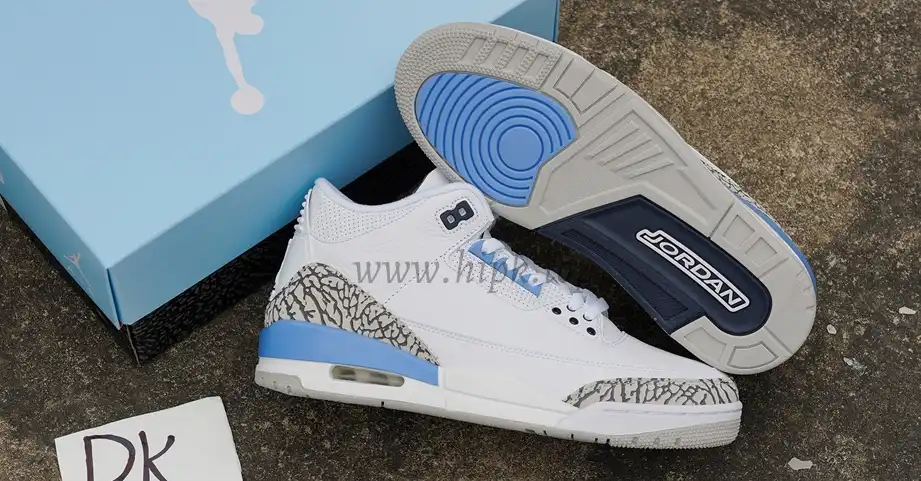 PK GOD Jordan 3 Retro UNC Retail Materials Ready to Ship