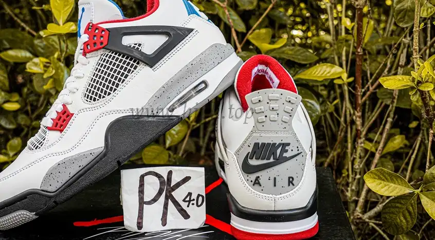 PK GOD Jordan 4 Retro What The RETAIL MATERIALS READY TO SHIP