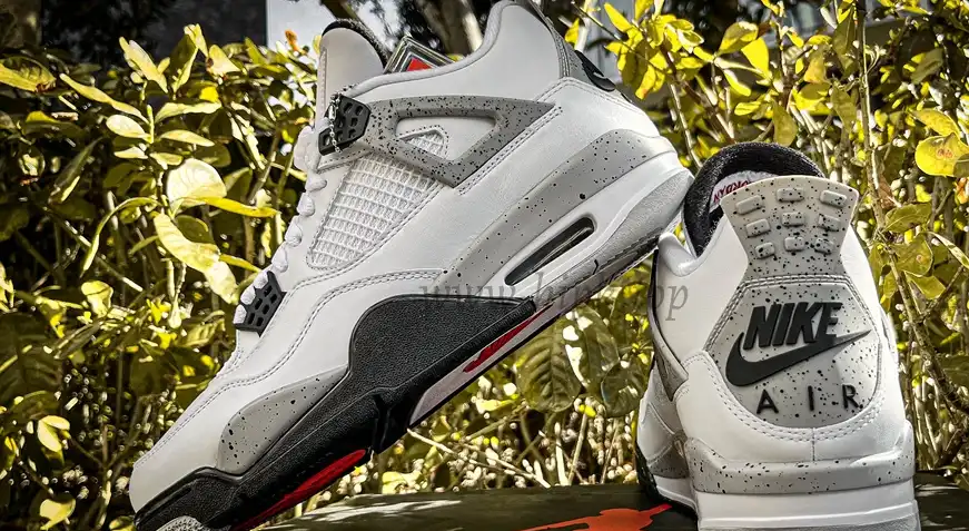 PK GOD Jordan 4 Retro White Cement RETAIL MATERIALS READY TO SHIP