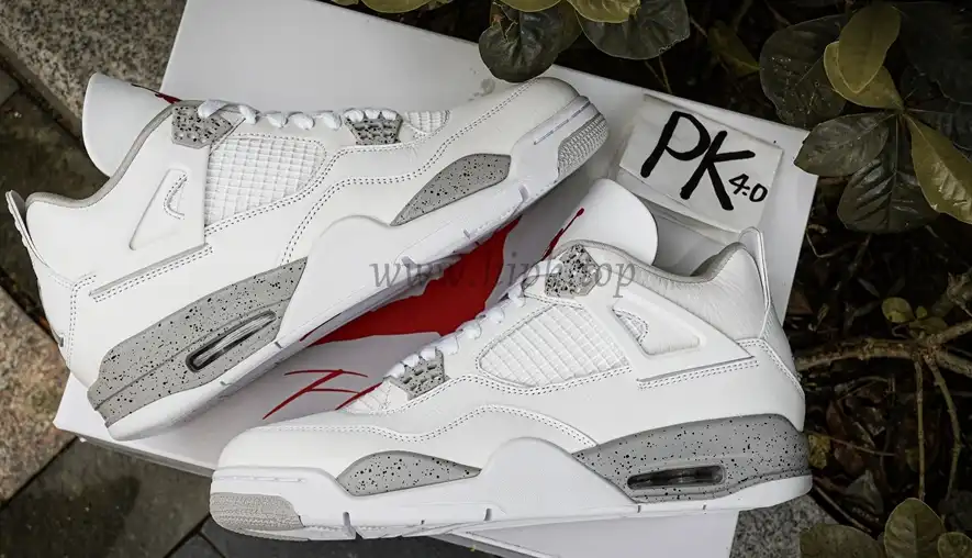 PK GOD Jordan 4 Retro White Oreo RETAIL MATERIALS READY TO SHIP